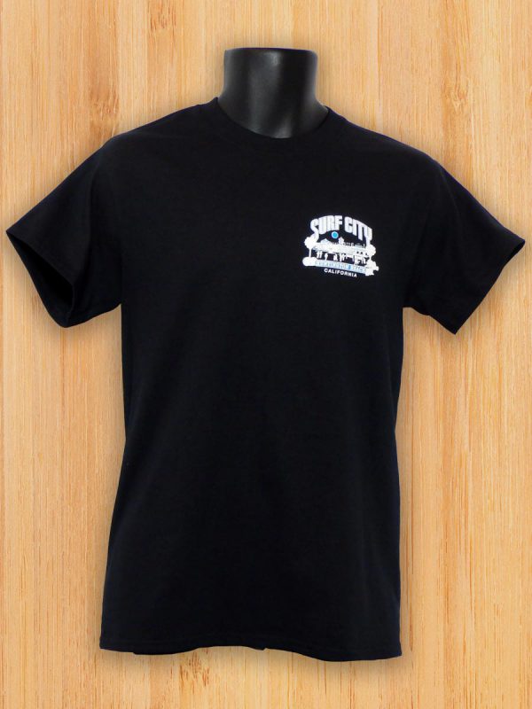 Men's Short Sleeve T-Shirt, Pier HB Surf City Logo - Surf City Store