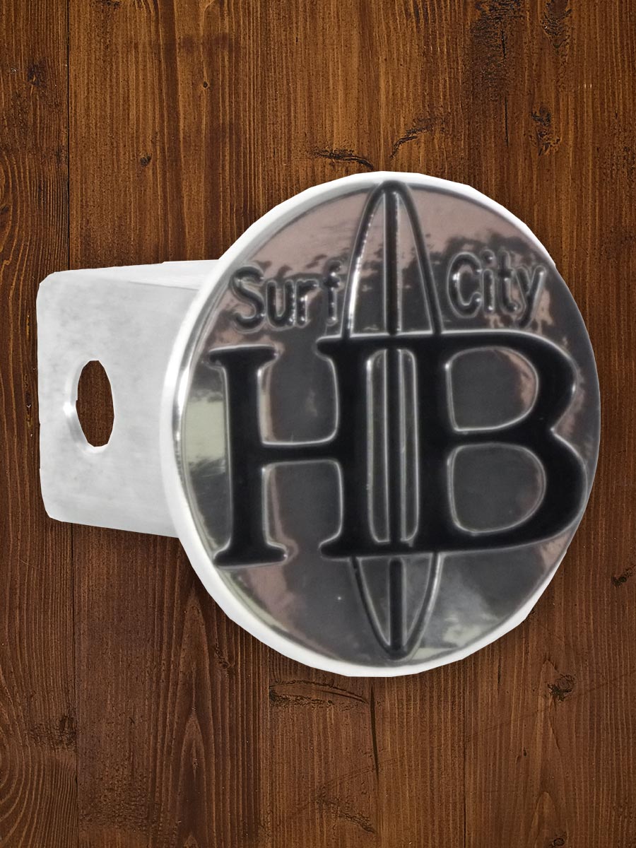 Trailer Hitch Cover, Chrome, 2 Inch Surf City Store